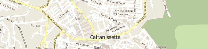 Mappa della impresa municipio a CALTANISSETTA