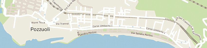 Mappa della impresa anema e cono a POZZUOLI