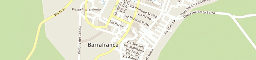 Mappa della impresa bonfirraro salvatore a BARRAFRANCA