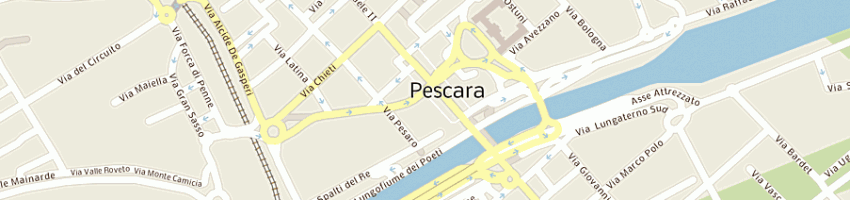 Mappa della impresa gran caffe' del teatro a PESCARA