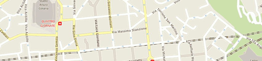 Mappa della impresa bar della via sas a NAPOLI