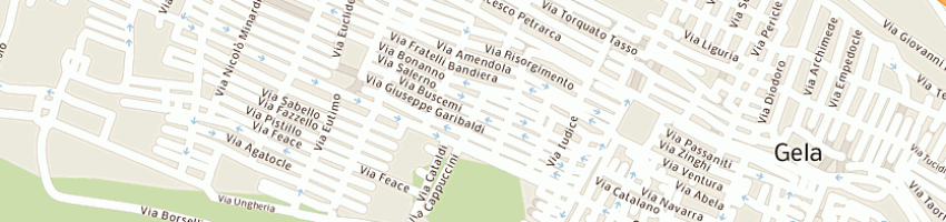 Mappa della impresa catania vincenzo a GELA