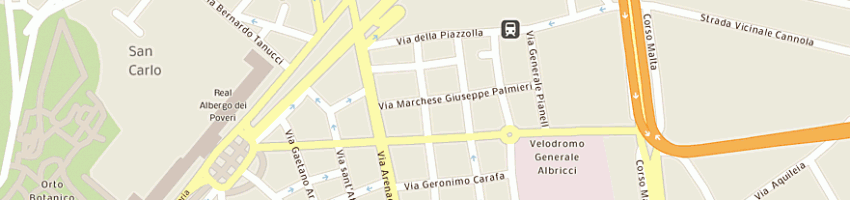 Mappa della impresa due ruote di palma francesco a NAPOLI