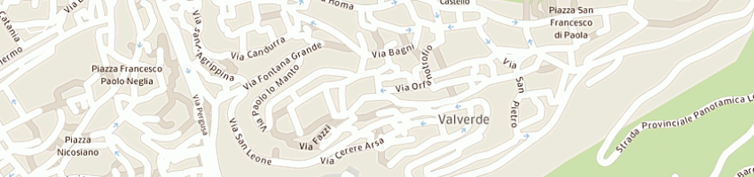 Mappa della impresa municipio scuola materna valverde a ENNA