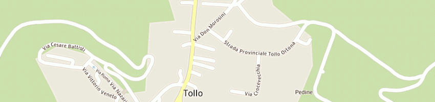 Mappa della impresa d'alicandro benito a TOLLO