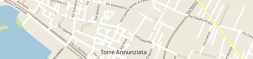 Mappa della impresa tomba maria a TORRE ANNUNZIATA