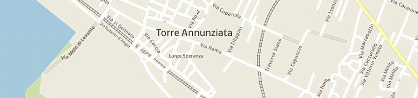 Mappa della impresa siano vincenzo a TORRE ANNUNZIATA