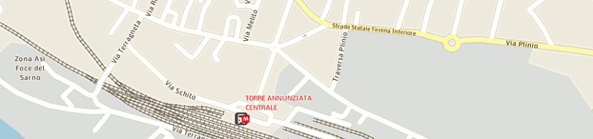 Mappa della impresa poste italiane spa a TORRE ANNUNZIATA