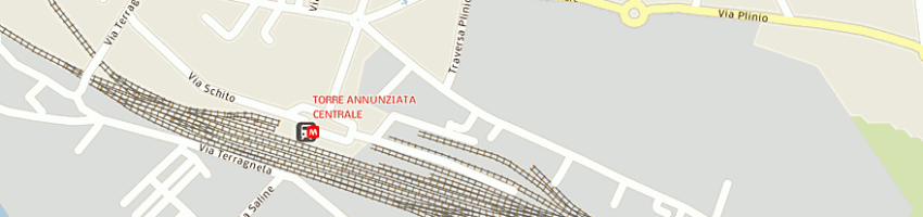 Mappa della impresa aci delegazione a TORRE ANNUNZIATA