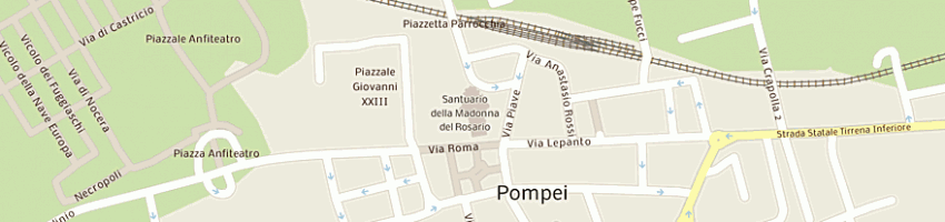 Mappa della impresa suore domenicane s s rosario a POMPEI