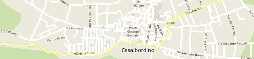 Mappa della impresa macchia silverio a CASALBORDINO