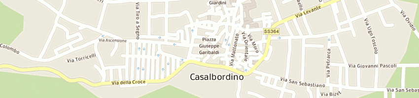 Mappa della impresa salone 2000 di di martino marisa a CASALBORDINO