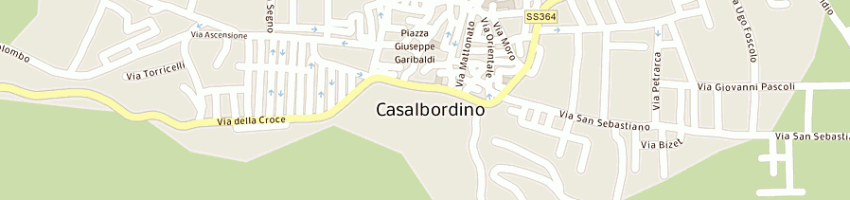 Mappa della impresa puglisi vincenzo a CASALBORDINO