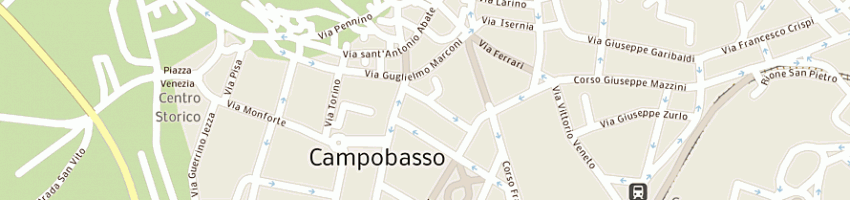 Mappa della impresa molinari natalino a CAMPOBASSO