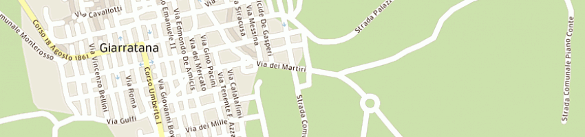 Mappa della impresa scribano rosario a GIARRATANA