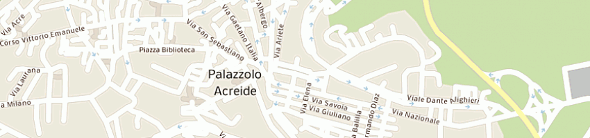 Mappa della impresa uslazienda unita' sanitaria locale n8 a PALAZZOLO ACREIDE