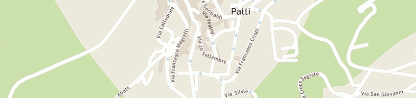 Mappa della impresa pettina rita a PATTI