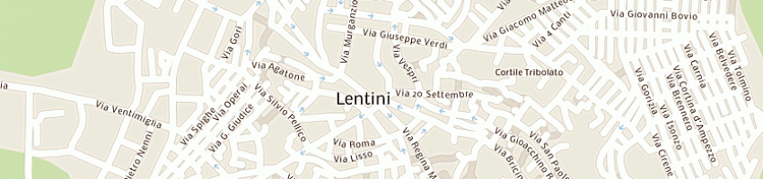 Mappa della impresa municipio a LENTINI