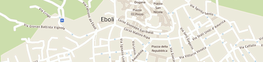 Mappa della impresa di leo sabatino a EBOLI