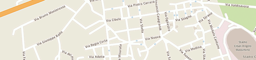 Mappa della impresa plaza latina associazione sportiva a CATANIA