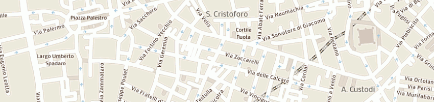 Mappa della impresa comune di catania centro sociale a CATANIA