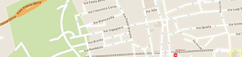 Mappa della impresa manfredi vittorio a CATANIA