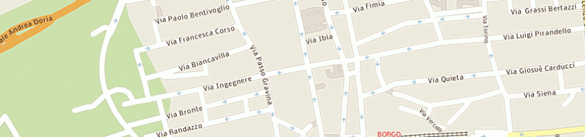 Mappa della impresa 2 g ricami di burgio rosario a CATANIA