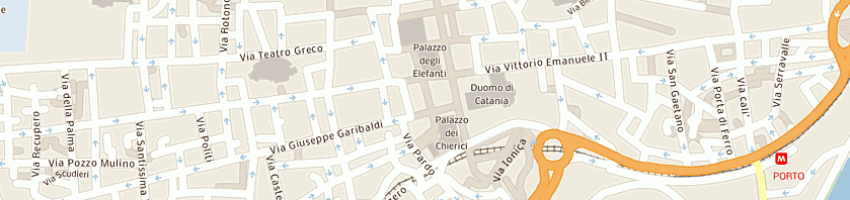 Mappa della impresa caffe'del duomo a CATANIA