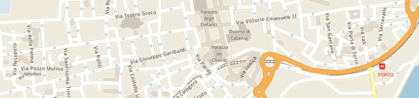 Mappa della impresa municipio di catania a CATANIA