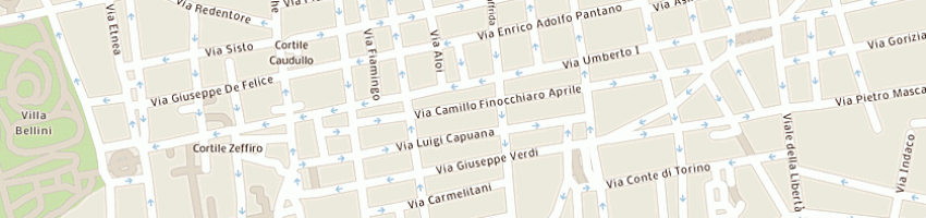 Mappa della impresa milone vincenzo a CATANIA