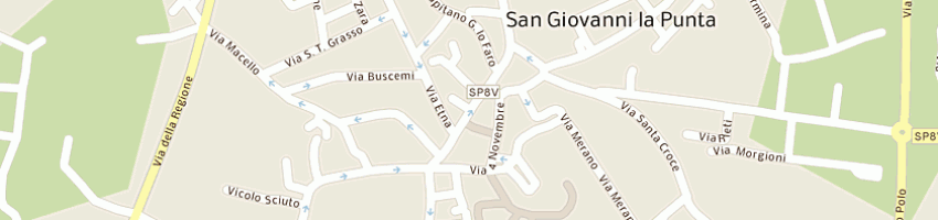 Mappa della impresa centro odontoiatrico srl a SAN GIOVANNI LA PUNTA