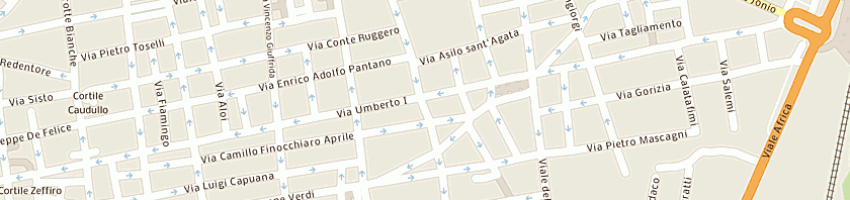 Mappa della impresa ristorante malatino filippo a CATANIA