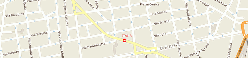 Mappa della impresa libreria pandora a CATANIA