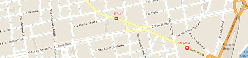 Mappa della impresa sanpaolo imi spa a CATANIA