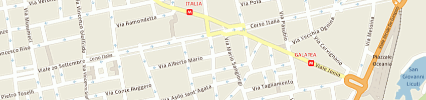 Mappa della impresa di grazia mario a CATANIA