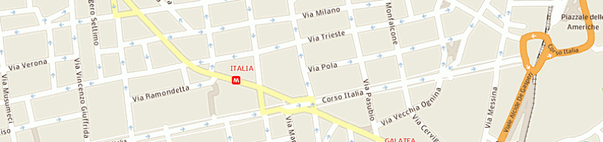 Mappa della impresa maraffino maria clara a CATANIA