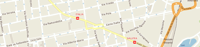 Mappa della impresa tabbacco cafe' a CATANIA