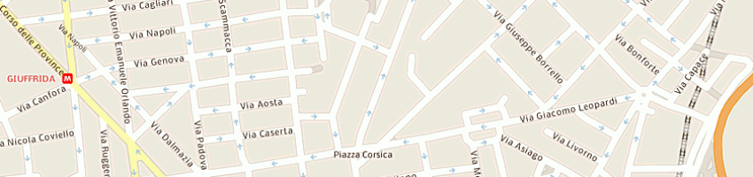 Mappa della impresa caponnetto tommaso claudio a CATANIA