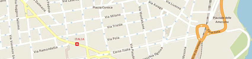 Mappa della impresa pennisi rosario a CATANIA