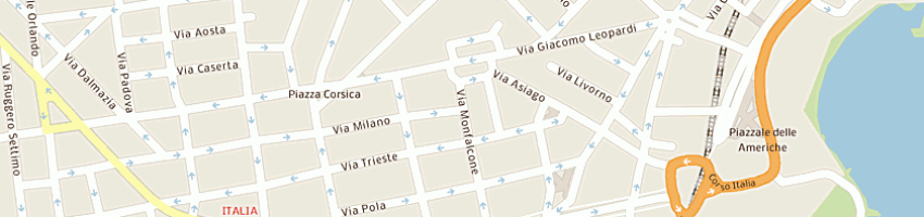 Mappa della impresa valentina spose srl a CATANIA