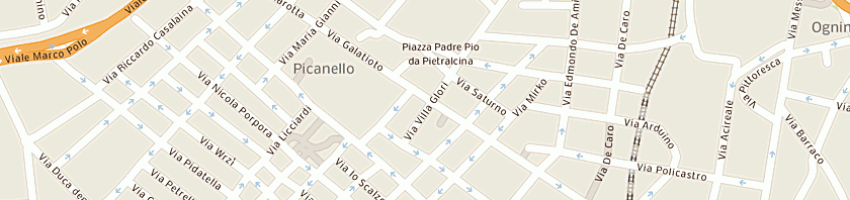 Mappa della impresa municipio di catania a CATANIA