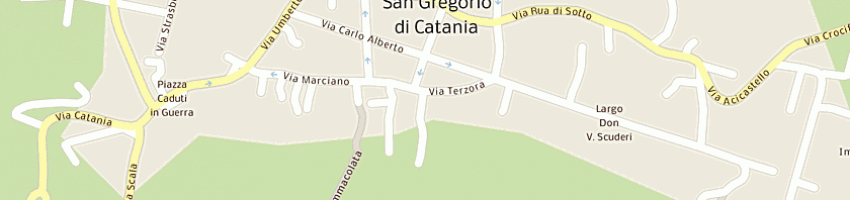 Mappa della impresa tomarchio carmelo a SAN GREGORIO DI CATANIA