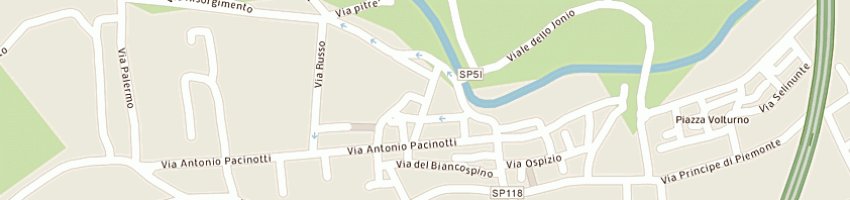 Mappa della impresa fondazione strano mariano a GIARRE