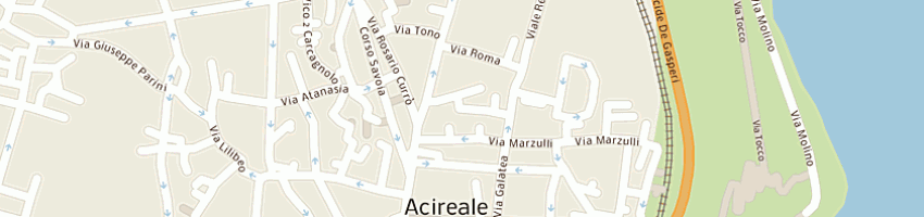 Mappa della impresa pavone luciano a ACIREALE