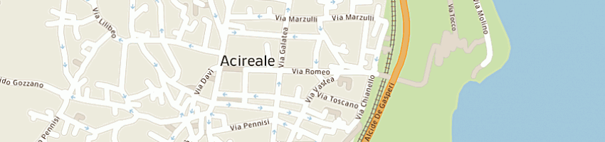 Mappa della impresa saporita felice a ACIREALE