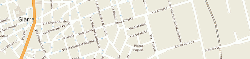 Mappa della impresa pl srl a GIARRE