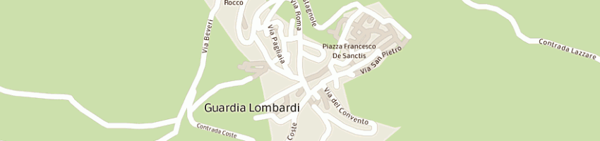 Mappa della impresa damiano antonio a GUARDIA LOMBARDI