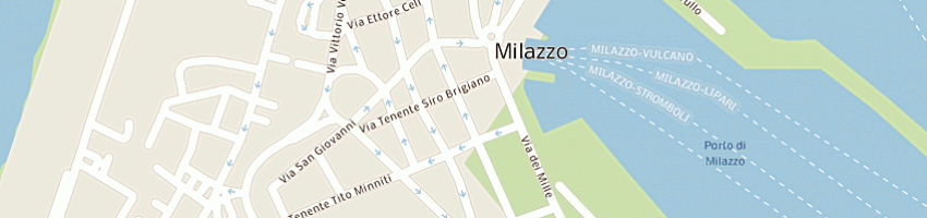 Mappa della impresa phoneline di lo duca g a MILAZZO