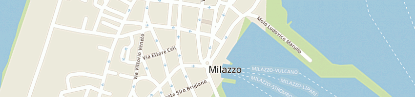 Mappa della impresa berna srl a MILAZZO