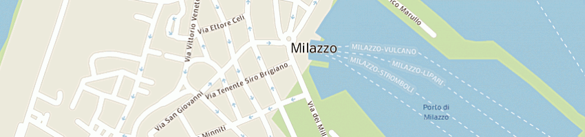 Mappa della impresa navigazione generale italiana (srl) a MILAZZO